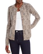 C By Bloomingdale's Leopard Print Cashmere Cardigan - 100% Exclusive