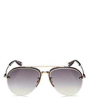 Givenchy Brow Bar Aviator Sunglasses, 62mm