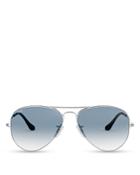 Ray-ban Unisex Aviator Gradient Sunglasses, 55mm