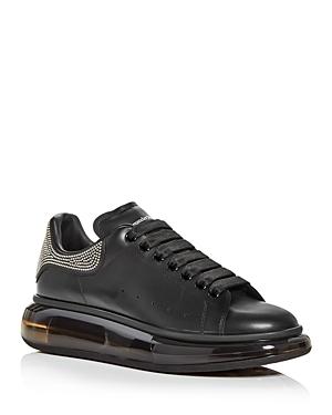 Alexander Mcqueen Men's Oversized Studded Heel Detail Transparent Sole Sneakers