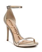 Sam Edelman Women's Ariella Leather High Heel Ankle Strap Sandals