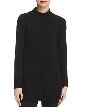 Eileen Fisher Cashmere Mock-neck Tunic Sweater - 100% Exclusive