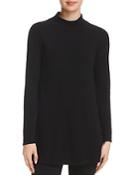 Eileen Fisher Cashmere Mock-neck Tunic Sweater - 100% Exclusive