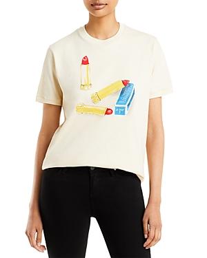 Lanvin Lipstick Print Tee