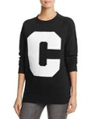 Chrldr C Quilted Sweatshirt - Compare At $70