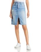 Rag & Bone Vintage Distressed Denim Skirt