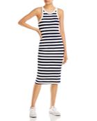 Mother The Chin Ups Cotton Stretch Knit Midi Dress