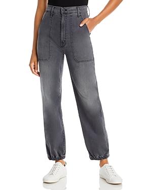 Mother The Wrapper High Waist Ankle Jeans In Dancing In The Moonlight