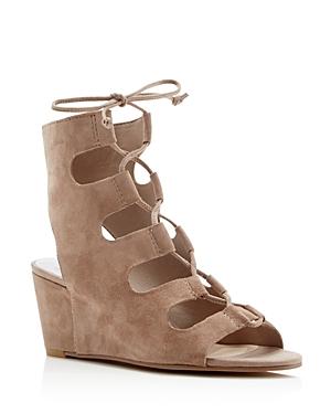 Dolce Vita Louise Lace Up Wedge Sandals