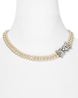Carolee Double Row Pearl Necklace