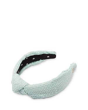 Lele Sadoughi Open Weave Knotted Headband