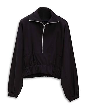 3.1 Phillip Lim Knit Twill Zip Top