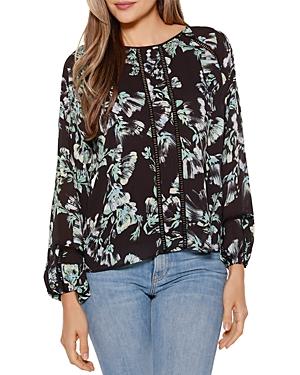 Belldini Floral Print Blouson Top