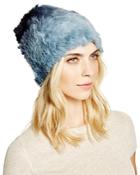 Jocelyn Ombre Rabbit Fur Hat