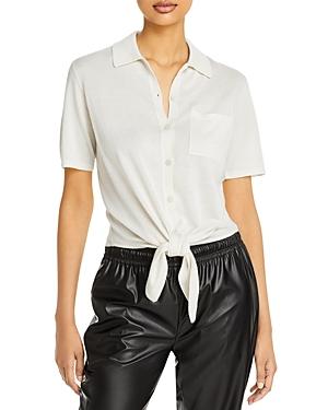 Theory Hekanina Silk & Cashmere Blouse