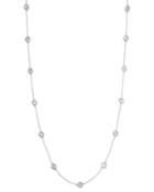 Bloomingdale's Bezel-set Diamond Station Necklace In 14k White Gold, 3.0 Ct. T.w. - 100% Exclusive