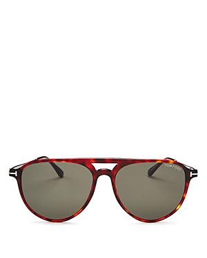 Tom Ford Carlo Aviator Sunglasses, 58mm