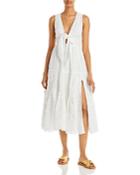Hemant And Nandita Lace Trim Midi Dress