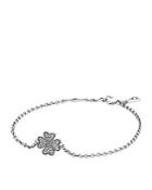 Pandora Bracelet - Sterling Silver & Cubic Zirconia Symbol Of Lucky In Love