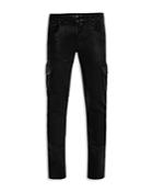 Monfrere Preston Skinny Fit Cargo Jeans In Noir