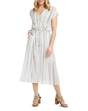Karen Kane Faux Wrap Midi Dress
