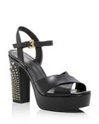Michael Michael Kors Women's Sia Studded Leather Platform Sandals