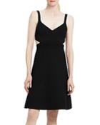 Theory Cutout Flare Dress