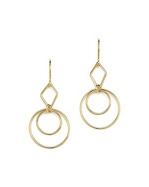 Bloomingdale's Geometric Duo Drop Earrings In 14k Yellow Gold - 100% Exclusive