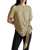 Ted Baker Robbiee Cheetah Print Top