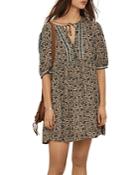 Ba & Sh Travis Printed Babydoll Dress