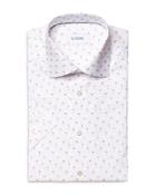 Eton Cocktail Print Slim Fit Button Down Shirt