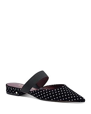 Kate Spade New York Women's Marielle Polka Dot Pointed Toe Flat Mules