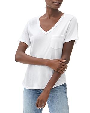 Michael Stars Hayden Raw Edge Pocket Tee