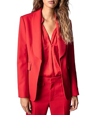 Zadig & Voltaire Date Gabardine Blazer