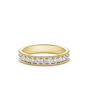 De Beers Forevermark 18k Yellow Gold Engagement And Commitment Diamond Beaded Band