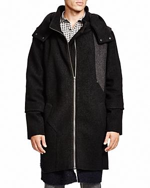 Chapter Ludvig Zip Front Hooded Coat