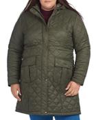 Barbour Plus Jenkins Quilted Hooded Coat