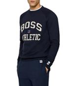 Boss X Russell Athletic Stedman Logo Relaxed Crewneck Sweatshirt