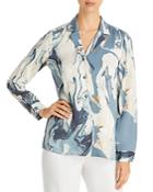 Lafayette 148 New York Rigby Printed Blouse