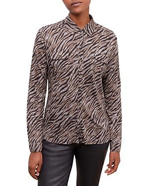 Gerard Darel Adele Zebra Print Shirt
