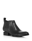 Alexander Wang Women's Kori Pointed Toe Leather Ankle Boots