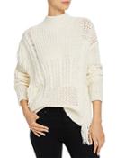 Line + Dot Thea Fringe-trim Sweater