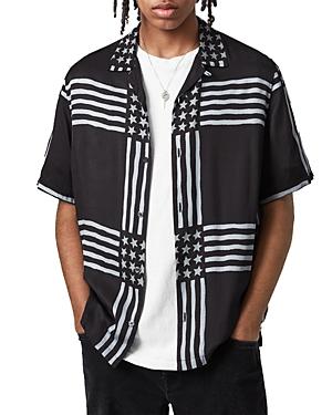 Allsaints Union Printed Camp Shirt
