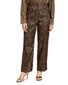 Marina Rinaldi Rapallo Metallic Jacquard Pants