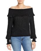 Free People Crazy In Love Off-the-shoulder Sweater