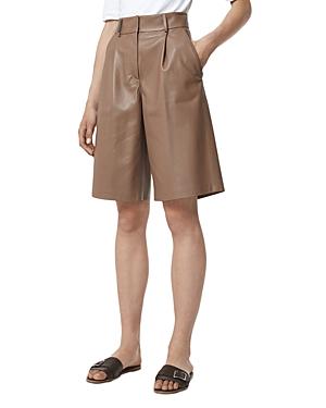 Peserico Leather Shorts