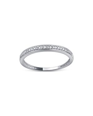 Unique Designs Diamond Accent Eternity Band In 10k White Gold, 0.04 Ct. T.w. (62% Off) - Comparable Value $340