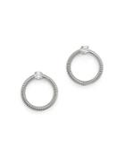 Marco Bicego 18k White Gold Bi49 Diamond Circle Drop Earrings - 100% Exclusive
