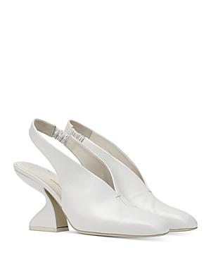 Salvatore Ferragamo Women's Slip On Slingback High Heel Pumps