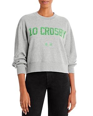 Derek Lam 10 Crosby Ayla Cotton Embroidered Sweatshirt
